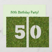 50e verjaardag! kaart (Voorkant / Achterkant)