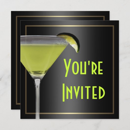 50e verjaardag kaart (Voorkant / Achterkant)