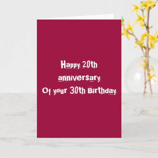 50e verjaardag kaart (Gele Bloem)