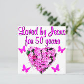  50E VERJAARDAG KAART (Staand voorkant)