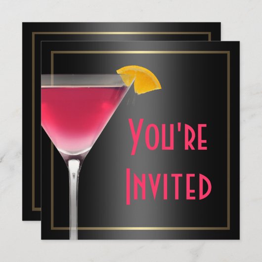 50e verjaardag kaart (Voorkant / Achterkant)