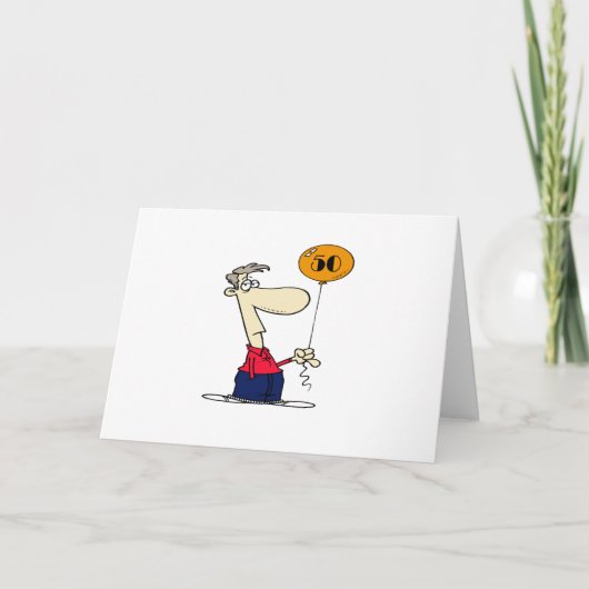 50e verjaardag kaart (Voorkant)