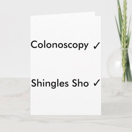 50e verjaardag Kaart (Voorkant)