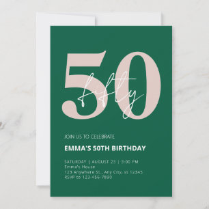 50e verjaardag kaart