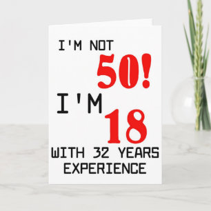 50e verjaardag kaart