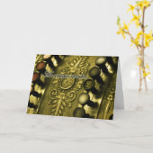 50e verjaardag kaart (Gele Bloem)