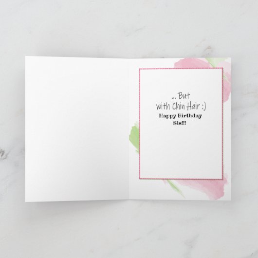 50e verjaardag Kaart voor haar - Snarky en Sassy (Binnen)