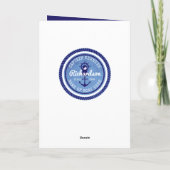 50e verjaardag kapitein Nautical Rope Anchor Helm Kaart (Achterkant)