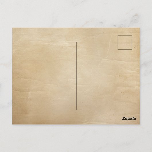 50e verjaardag klassieke spier auto dank u briefkaart (Achterkant)