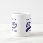 50e verjaardag koffiemok (Center)