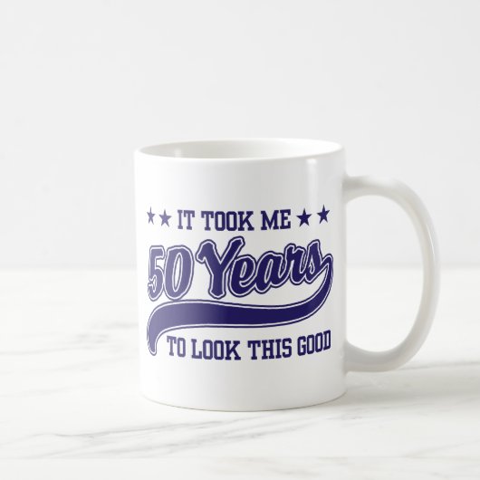 50e verjaardag koffiemok (Rechts)