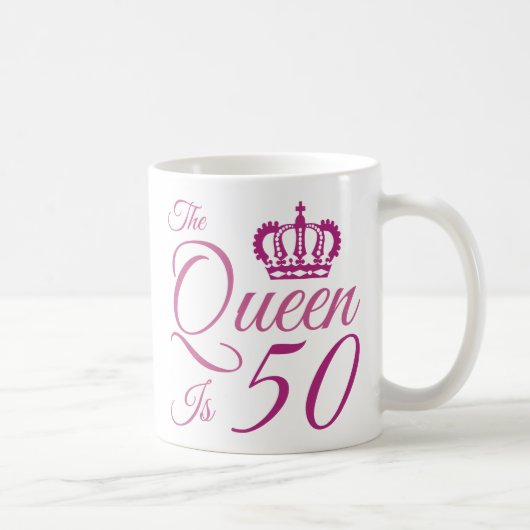 50e verjaardag koningin koffiemok (Rechts)