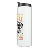 50e verjaardag koningin thermosbeker (Geroteerd rechts)