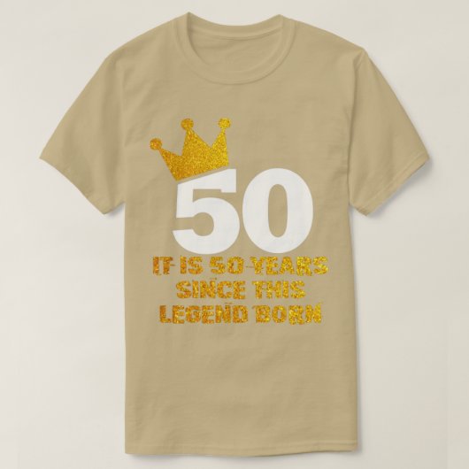 50e verjaardag Legende T-shirt (Design voorkant)