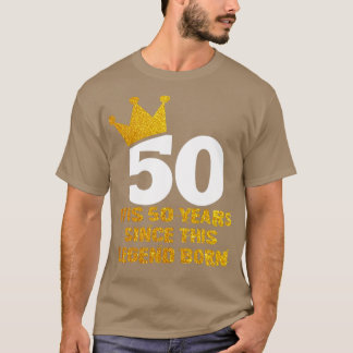 50e verjaardag Legende T-shirt