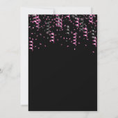 50e verjaardag Leopard Print Ballonnen met Confett Kaart (Achterkant)