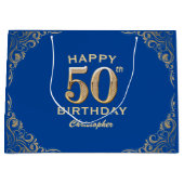 50e verjaardag Lijst van de Partij van het Blauw e Groot Cadeauzakje (Voorkant)