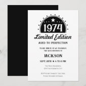 50e verjaardag Limited Edition Uitnodiging (Voorkant / Achterkant)