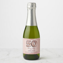 50e Verjaardag Maken 50 Ziet Er Goed Uit Roze Goud