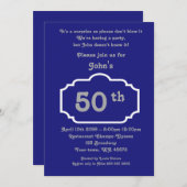 50e, Verjaardag Man, Partij Man, elke leeftijd, Na Kaart (Voorkant / Achterkant)