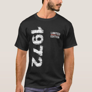 50e verjaardag Man Vrouw Vintage 1972 Verjaardag 1 T-shirt