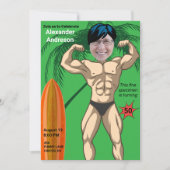 50e Verjaardag 💪🤣 Mannen Grappige Bodybuilder Sp Kaart (Voorkant)