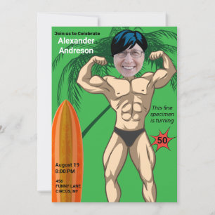 50e Verjaardag 💪🤣 Mannen Grappige Bodybuilder Sp Kaart