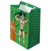 50e Verjaardag 💪🤣 Mannen Grappige Bodybuilder Sp Medium Cadeauzakje (Voorkant Gekanteld)