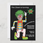 50e verjaardag Mannen nieuwe funny clown epic Amaz Kaart (Voorkant)