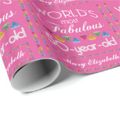50e verjaardag Meest verbluffende Pareltjes frambo Cadeaupapier (Rol Hoek)