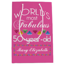 50e verjaardag Meest verbluffende Pareltjes frambo Medium Cadeauzakje