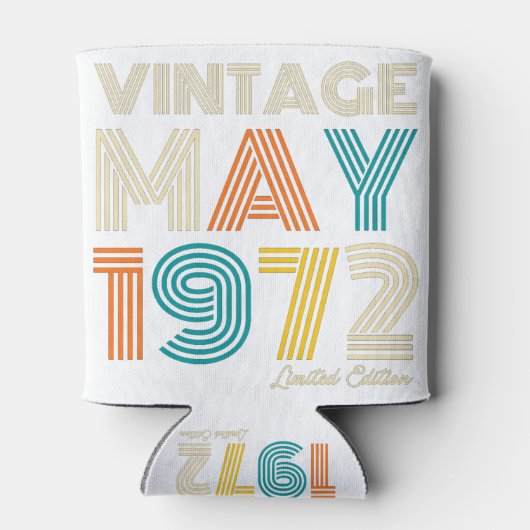 50e verjaardag  mei 1972 Limited Edition Blikjeskoeler (Achterkant)