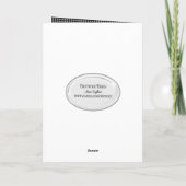 50e verjaardag met Gingham Border Kaart (Achterkant)