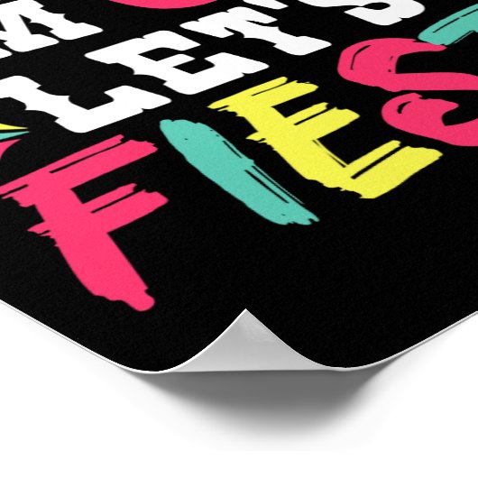 50e verjaardag Mexicaanse partij Ik ben 50 Let's F Poster (Hoek)