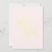 50e verjaardag Moderne Faux Gold Glitter minimalis Kaart (Achterkant)