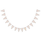 50e verjaardag Moderne Faux Gold Glitter minimalis Vlaggetjes (Alle)