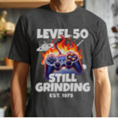 50e verjaardag Moderne Game Controller Verjaardag T-shirt