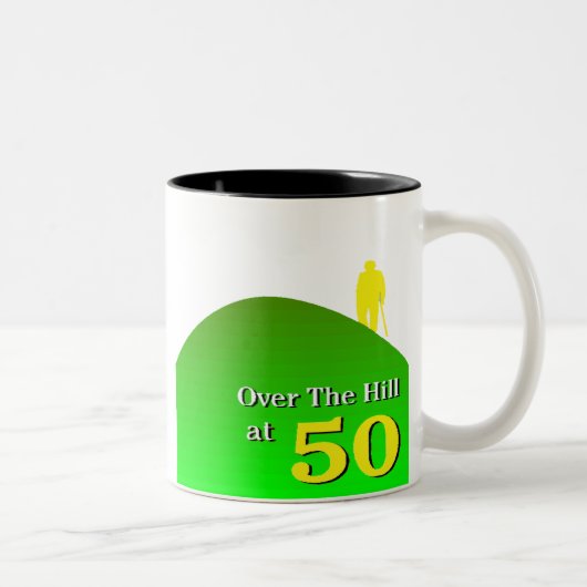 50e verjaardag Mok cadeaus (Rechts)