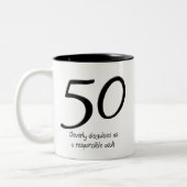 50e verjaardag Mok van de Disguise (Links)