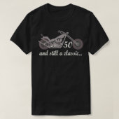 50e Verjaardag Motorfiets 50 Jaar Oud  T-shirt (Design voorkant)