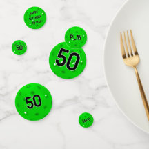 50e verjaardag Neon groene Pickleball