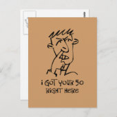 50e verjaardag Neus Picker, ik heb je 50! Briefkaart (Voorkant / Achterkant)