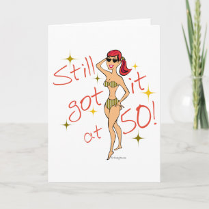 50e verjaardag nog steeds kaart