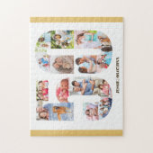 50e verjaardag nummer 50 Aangepaste foto-Collage Legpuzzel (Verticaal)