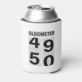 50e verjaardag Oldometer Blikjeskoeler (Blikje Achterkant)