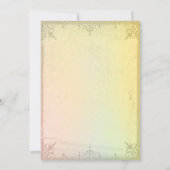 50e verjaardag  ontwerp verjaardagsuitnodigingen kaart (Achterkant)