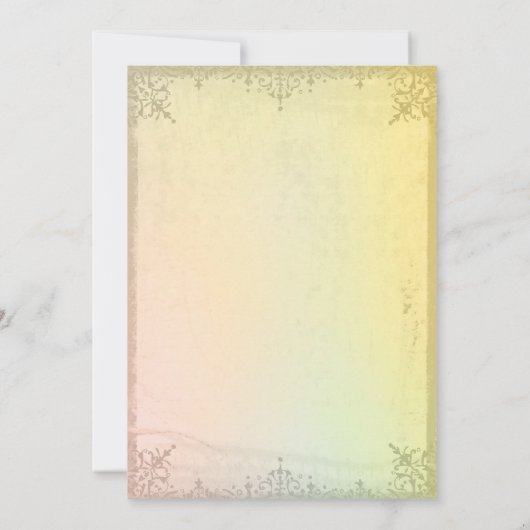 50e verjaardag  ontwerp verjaardagsuitnodigingen kaart (Achterkant)