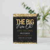 50e verjaardag Opslaan van de datum Begrotingsuitn (Staand voorkant)