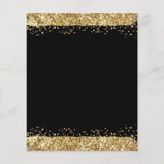 50e verjaardag Opslaan van de datum Begrotingsuitn (Achterkant)