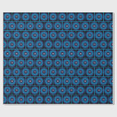 50e verjaardag optische illusie cadeaupapier (Vlak)